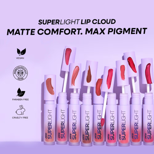 Nykaa Superlight Lip Cloud Airy Mousse Matte Liquid Lipstick for Lip & Cheek (5ml)
