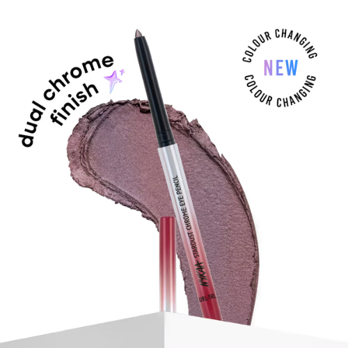 Nykaa Stardust Holographic Long Lasting Waterproof Smudgeproof Chrome Pencil Eyeliner - URL/IRL