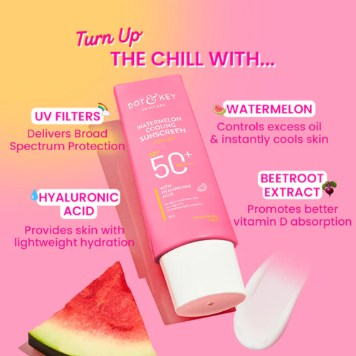 Dot & Key SPF 50+ Watermelon Sunscreen 50g-Pack of 2 100g