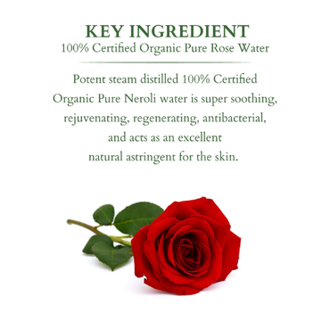 LOTUS Organics+ Pure Rose Floral Water | Organic Face Mist