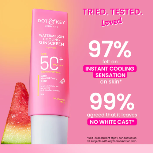 Dot & Key SPF 50+ Watermelon Sunscreen 50g-Pack of 2 100g