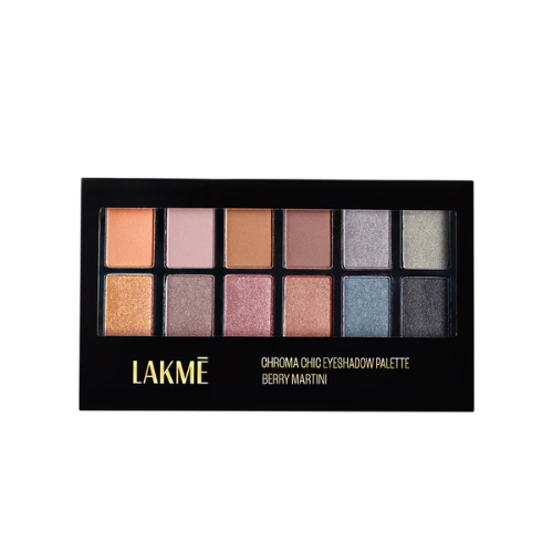 Lakmē Glitterati Chroma Chic Eye Shadow Palette Berry Martini