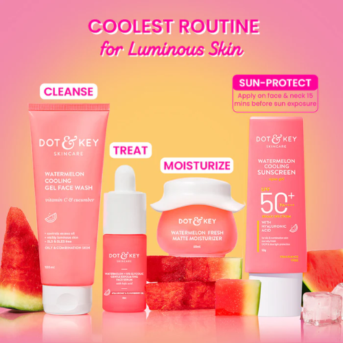 Dot & Key SPF 50+ Watermelon Sunscreen 50g-Pack of 2 100g