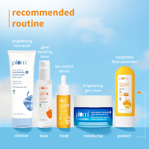 Plum Yuzu & Alpha Arbutin SPF 50 Weightless Fluid Sunscreen