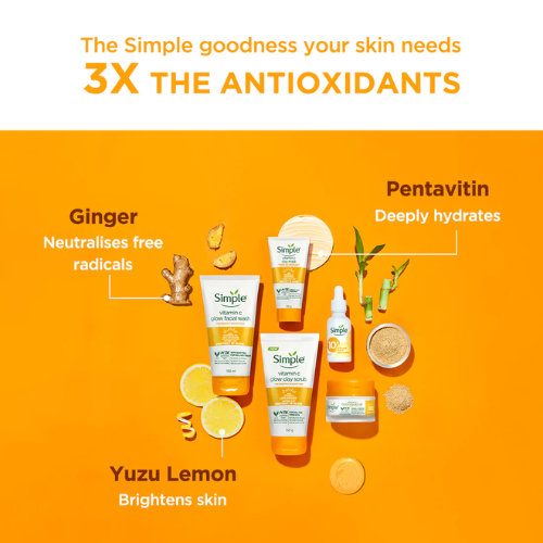 Simple Vitamin C Moisturising Glow Gel 40g