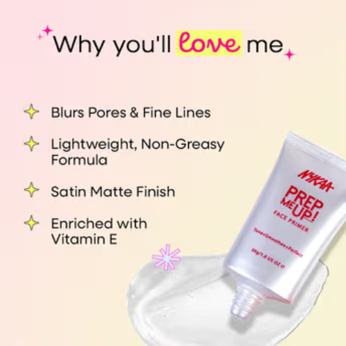Nykaa Prep Me Up! Pore Minimizing + Matte Finish Face Primer