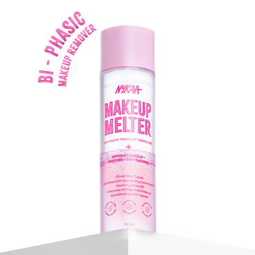Nykaa Makeup Melter Oil-Infused Cleansing Water & Biphasic Makeup Remover (150ml)