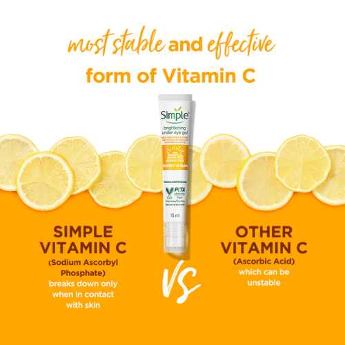 Simple Brightening Under Eye Gel 15ml