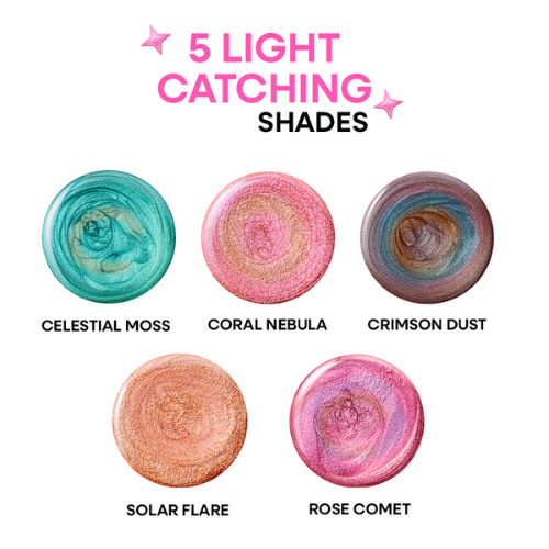 Nykaa Stardust Holographic Long Lasting Chrome Nail Polish