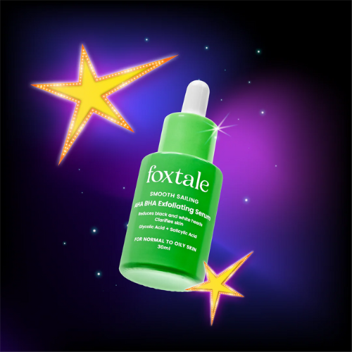 Foxtale AHA BHA Exfoliating Serum | Clear & Smooth Skin