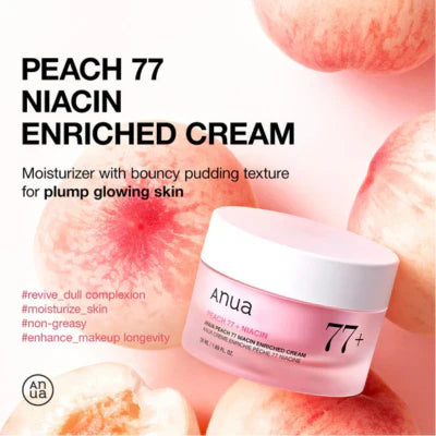 Anua Peach 77% Niacin Enriched Cream – 50 mL