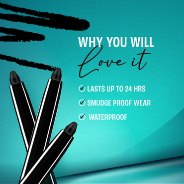 Lakmē 9 to 5 Eyeconic Kajal Twin Pack - Long-Wear Eye Makeup