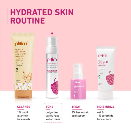 Plum Bulgarian Valley Rose Water Toner for Tighter Pores 100ml