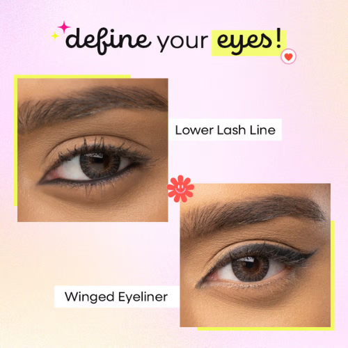Nykaa Black Magic Smudgeproof Kajal Eyeliner Pencil Lasts Upto 24 Hours - Black
