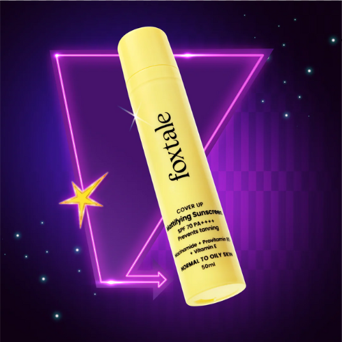 Foxtale SPF 70 Sunscreen | Matte Finish for Oily Skin
