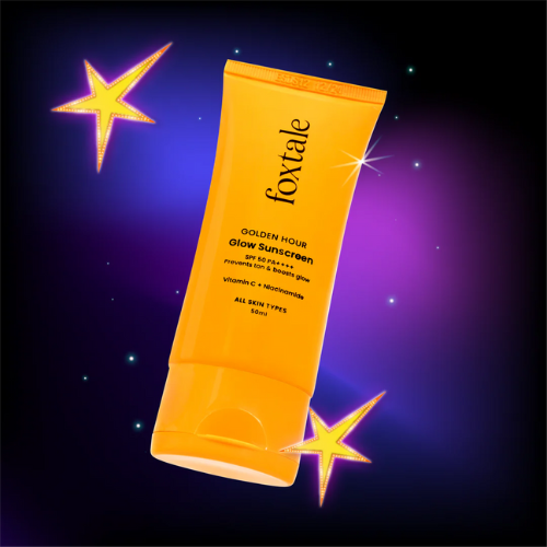 Foxtale SPF 50 Glow Sunscreen | Radiant Sun Protection
