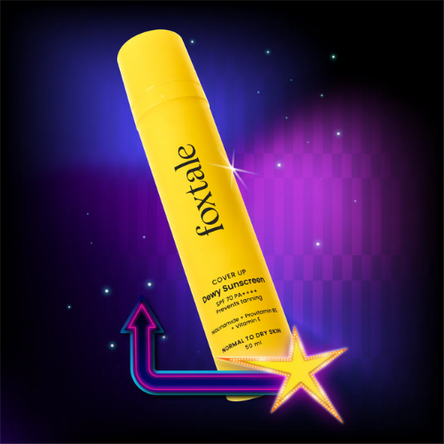 Foxtale SPF 70 Dewy Sunscreen | Hydrating Glow for Dry Skin