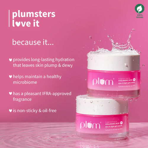 Plum Bulgarian Rose and 1% Hyaluronic Acid Cream 50g
