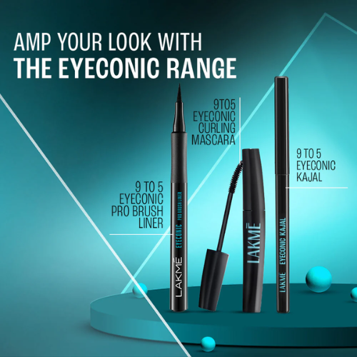 Lakmē 9 to 5 Eyeconic Curling Mascara Black - Long-Wear Mascara