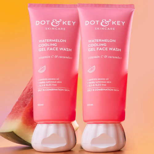Dot & Key Watermelon Gel Face Wash(100g), Pack of 2