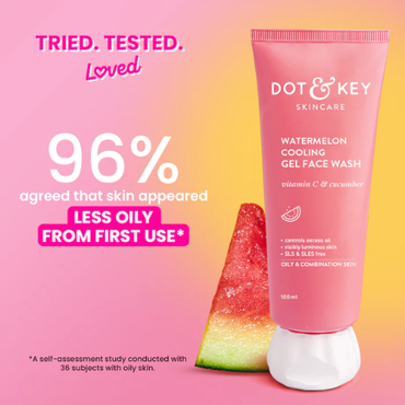Dot & Key Watermelon Gel Face Wash(100g), Pack of 2