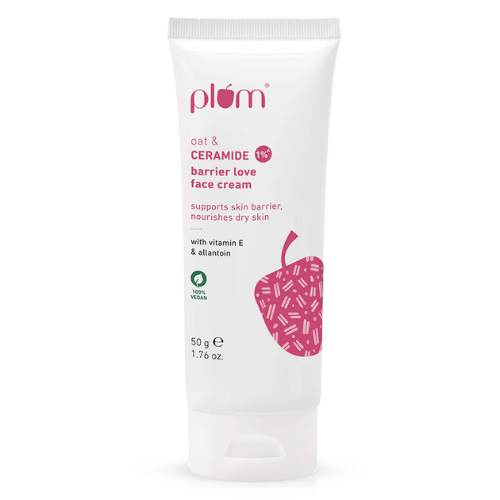 Plum Oat & 1% Ceramide Face Cream for Dry Skin 50g