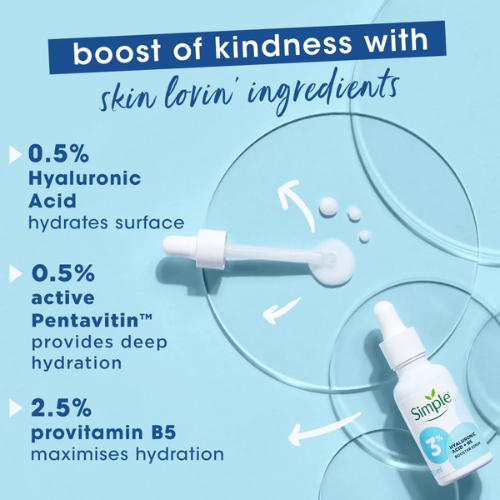 Simple 3% Hyaluronic Acid + Vit B5 Serum