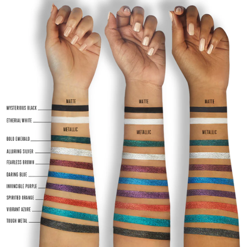 Lakmē Glitterati Gel Eye Pencil Mysterious Black - Shimmering