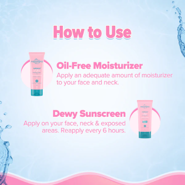 Aqualogical Radiance+ Cleanse & Hydrate Combo (Radiance+ Smoothie Face Wash 100ml + Radiance+ Oil-Free Moisturizer)