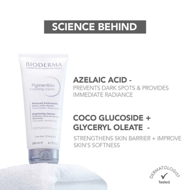 Bioderma Cleanser & Sunscreen Combo | Pigmentbio Foaming Cream 200 ml + Photoderm Crème SPF 50+ 40 ml