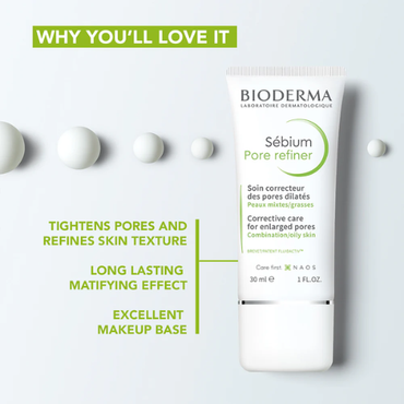 Bioderma Moisturizer & Pore Care Combo | Sébium Hydra 40 ml + Sébium Pore Refiner 30 ml