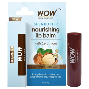 WOW Shea Butter Nourishing Lip Balm with Ceramides SPF 30 | 4 g