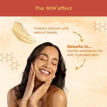 WOW Papaya & Hyaluronic Acid Face Scrub | 100 ml