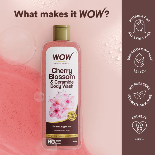 WOW Himalayan Rose & Ceramide Body Wash - 250 ml