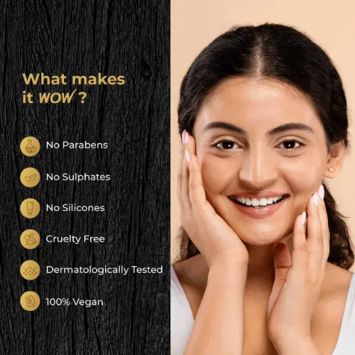 WOW Charcoal & Hyaluronic Acid Detox Face Scrub | 100 ml