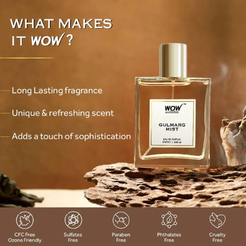 WOW Gulmarg Mist – Earthy Eau De Parfum | Luxury Perfume For Him | 100 ml
