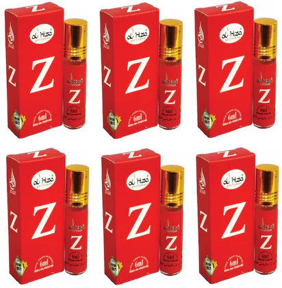 Al-Hiza Z Attar - 6ml Roll On | Concentrated Perfume Oil(Pack of 6)