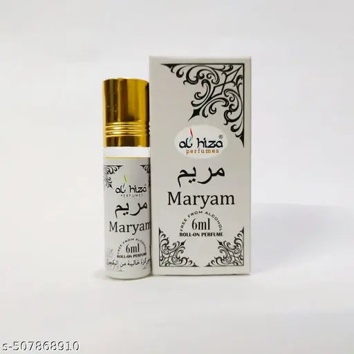 Al-Hiza Maryam Attar - 6ml Roll-On Perfume | Alcohol-Free | Soft & Spiritual Fragrance