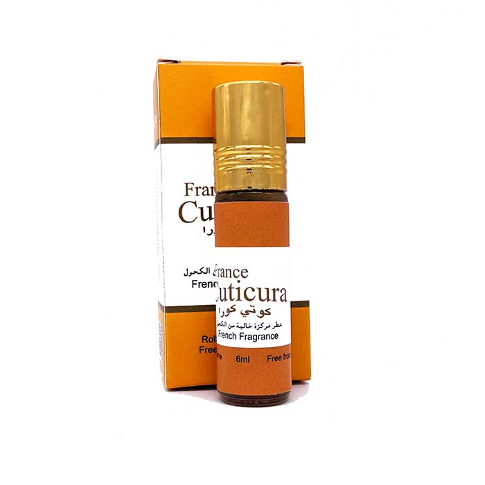 Alhiza France Cuticura Perfume Oil – 6ml | Long-Lasting, Clean & Powdery Fragrance