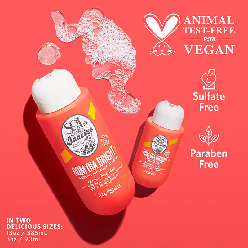 Sol de Janeiro Bom Dia Body Wash – Radiance-Boosting Cleanser with Vitamin C