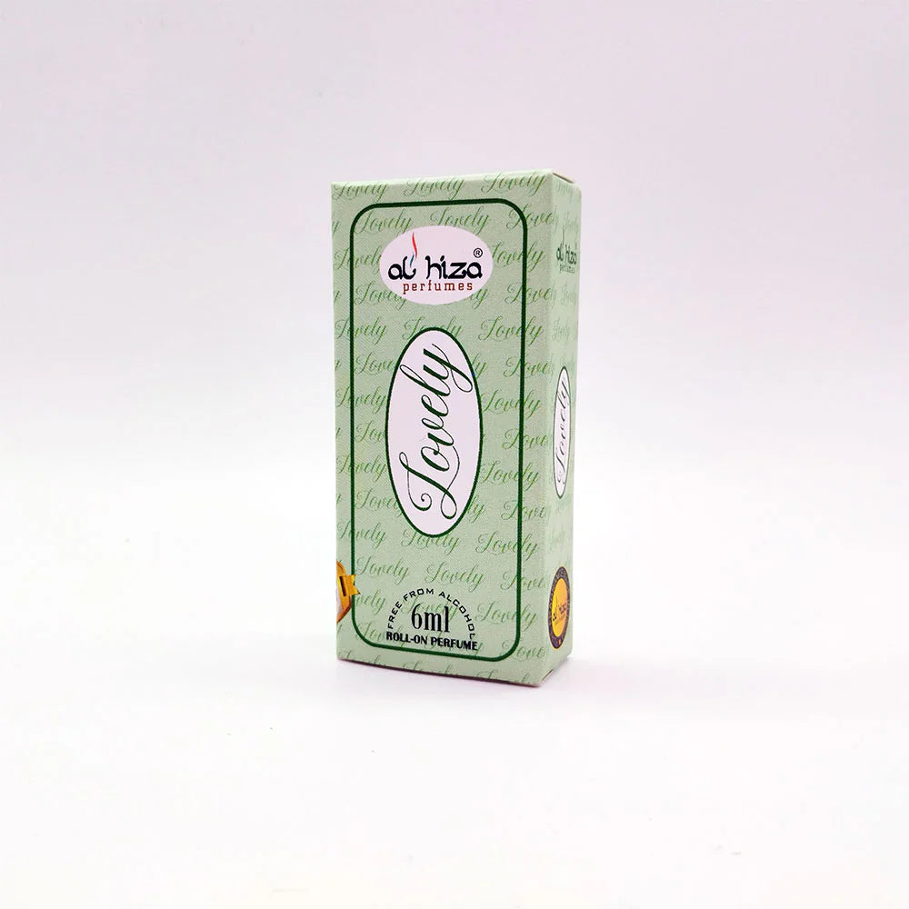 Al-Hiza Lovely Attar – 6ml Roll-On | Sweet & Feminine Floral Perfume Oil – Alcohol-Free