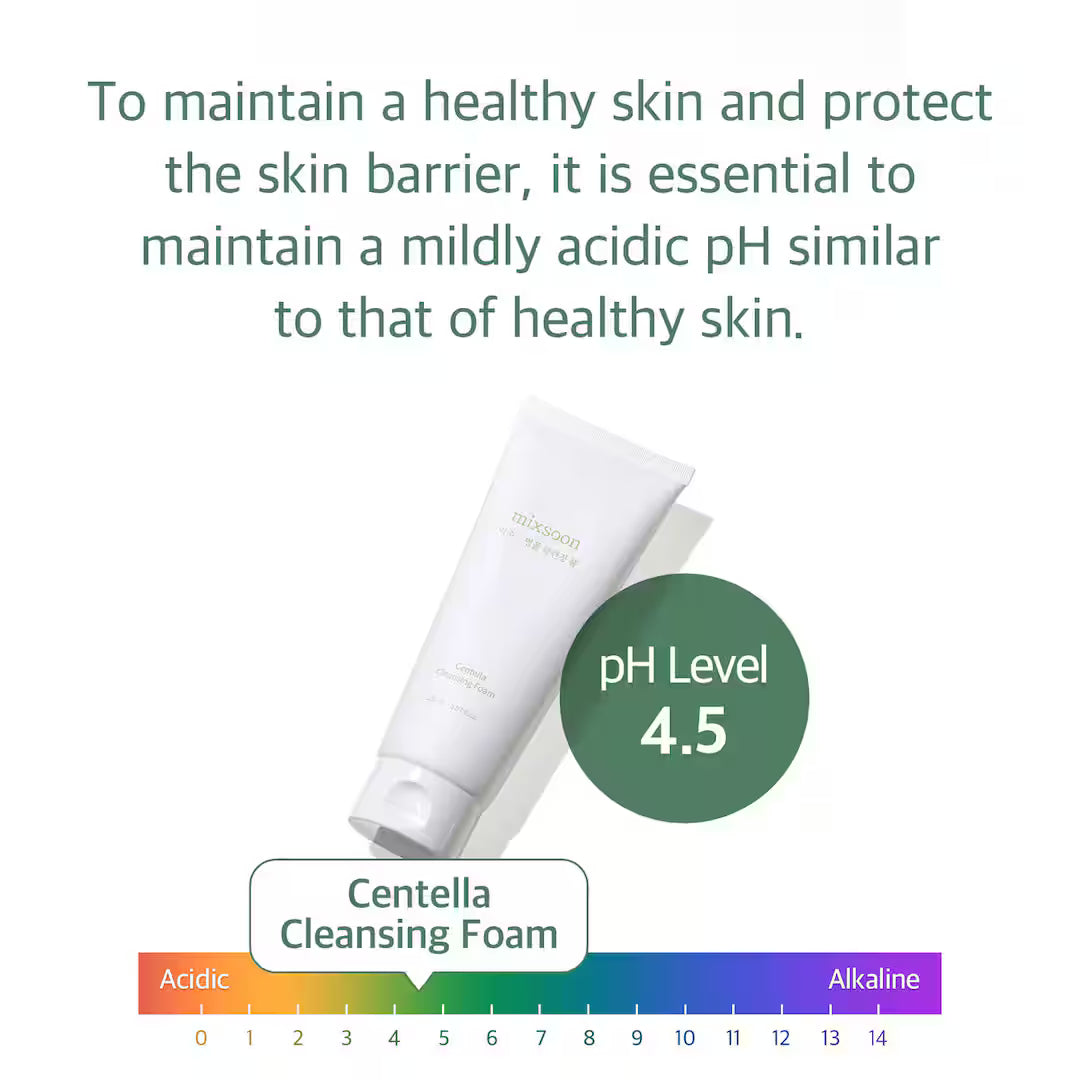 Mixsoon Centella Cleansing Foam (150ml) | Soothing Daily Face Wash