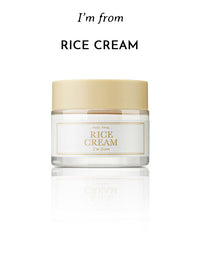 I'm From Rice Cream - Brightening Korean Moisturizer with Rice & Ceramide for Glowing Skin (50g)
