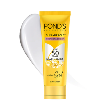 POND’S Sun Miracle SPF 50 PA+++ Brightening Sunscreen - Protect & Bright, With Niacinamide