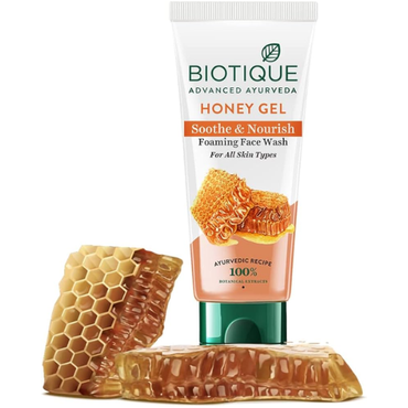 Biotique Honey Gel Foaming Face Wash for Dry Skin