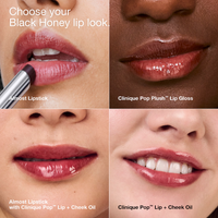 Clinique Pop™ Lip + Cheek Oil | Black, Pink & Nude Honey