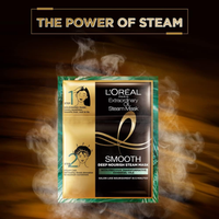 L'Oreal Paris Extraordinary Oil Smooth Steam Mask (Paraben Free) 20ml + 40g