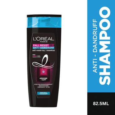 L'Oreal Paris Fall Resist 3X Arginine and ZnPT Anti-Dandruff Anti-Hair Fall Shampoo