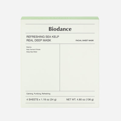 Biodance Refreshing Sea Kelp Real Deep Mask (4 sheets)