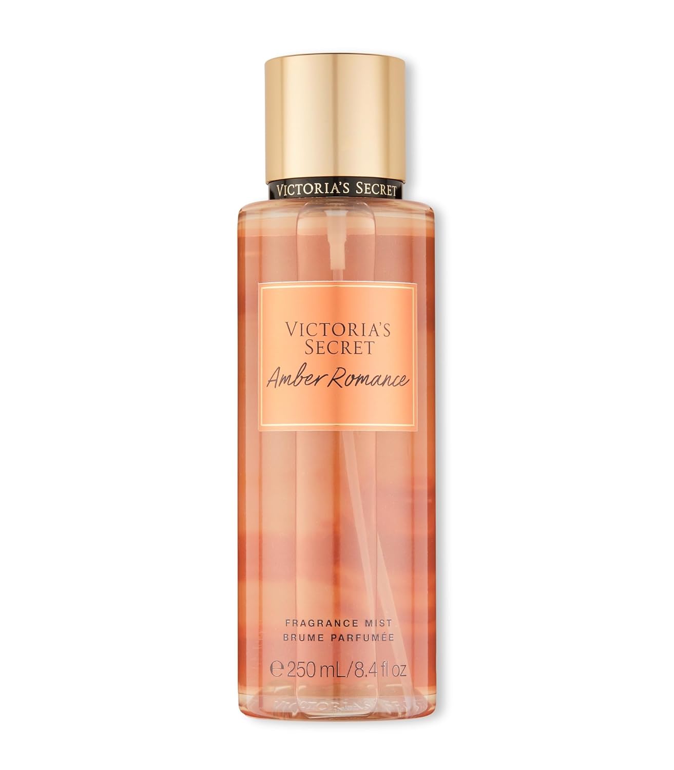 Victoria's Secret Amber Romance Body Mist for Women, Perfume with Notes of Sugar Kisses, Women’s Fragrance